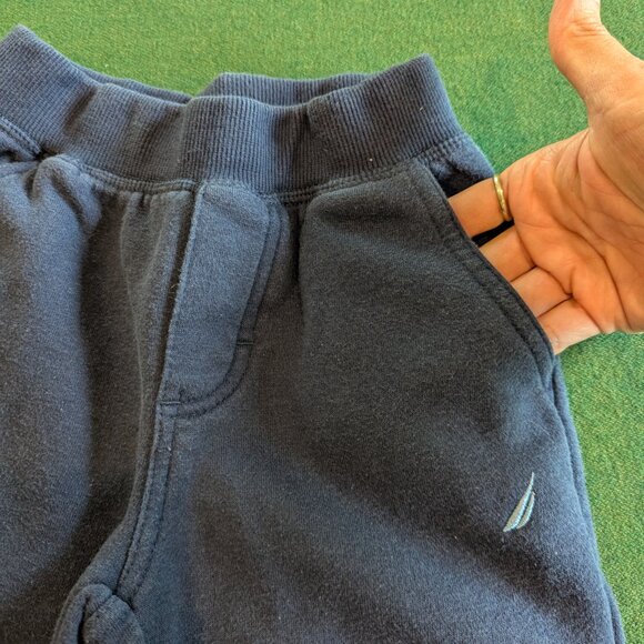 Boy's Nautica Navy Blue Sweatpants 4T 💙 - Picture 4 of 7